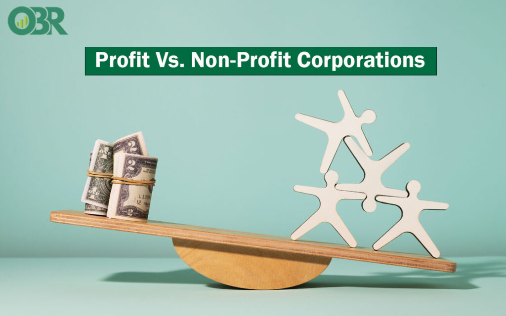 Profit vs. non-profit corporation comparison