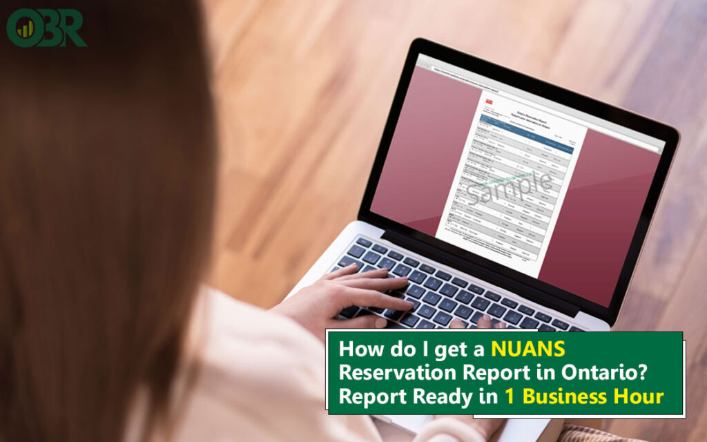 NUANS Report for Ontario